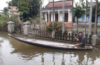 Nhiều vùng thấp trũng ở Thừa Thiên Huế đối mặt nguy cơ lũ chồng lũ