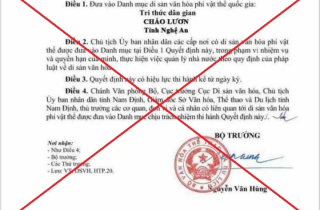 Cảnh cáo người đăng tin giả 'Cháo lươn Nghệ An là di sản phi vật thể quốc gia'