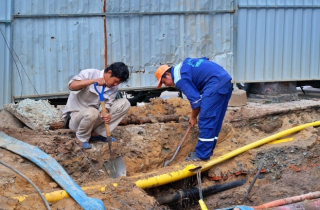 Hoàn thiện di dời, đấu nối cáp ngầm điện cao thế nhà ga Metro 2 tại TP.HCM