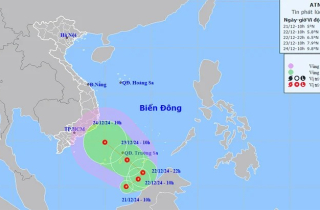 Biển Đông xuất hiện áp thấp nhiệt đới, miền Trung mưa xối xả trong tuần tới