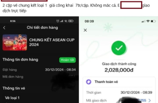 Vé 'chợ đen' chung kết AFF Cup 2024 bị đội giá không tưởng