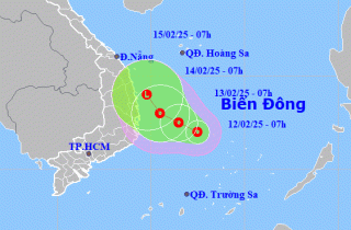 Biển Đông đón áp thấp nhiệt đới đầu tiên trong năm 2025