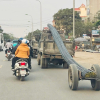 Tái diễn xe chở hàng cồng kềnh, quá khổ, quá tải: Tăng cường kiểm tra xử lý vi phạm