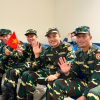 Đoàn diễu binh quân đội Lào chia tay Việt Nam, trở về nước