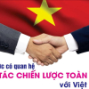13 nước có quan hệ Đối tác Chiến lược toàn diện với Việt Nam