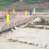 Tạm dừng cầu phao Phong Châu, Phú Thọ do nước sông Hồng dâng cao
