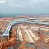 Tấp nập thi công đường băng số 2 tại siêu dự án sân bay Long Thành