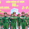 Chiến sĩ luyện tập dưới nắng lửa, chuẩn bị diễu binh Quốc khánh 2/9