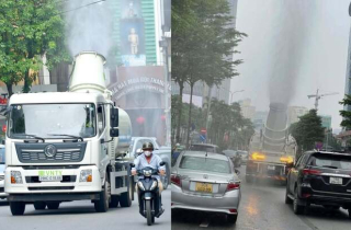 Dân mạng phấn khích trước 'pháo xa sương mù' thanh lọc không khí Hà Nội