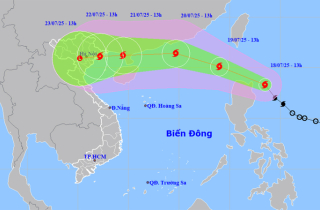 Tin bão Wipha: Di chuyển nhanh, ngày mai tiến vào Biển Đông gây mưa lớn ở Bắc Bộ
