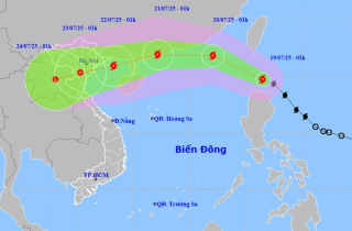 Tin bão Wipha mới nhất: Hôm nay Biển Đông đón bão số 3, sẽ đi vào vịnh Bắc Bộ