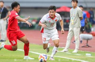 Trung vệ giải Hạng Nhất ghi 2 bàn, U23 Việt Nam đánh bại Lào