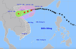 Bão số 3 Wipha tăng cấp, mưa lớn đỉnh điểm trong đêm nay đến sáng mai