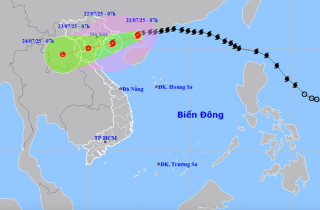 Bão số 3 Wipha vào vịnh Bắc Bộ, biển động dữ dội, sóng cao tới 5m