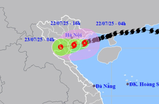 Bão số 3 Wipha cách Hải Phòng 60km, nhiều tỉnh ven biển mưa to gió lớn