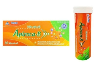 Viên sủi Apiroca-B bị tạm dừng lưu hành vì hàm lượng vitamin B2 không đạt chuẩn
