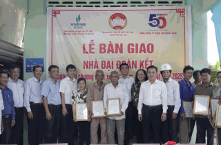 PVTrans bàn giao 200 căn nhà đại đoàn kết tại Cần Thơ lan tỏa tinh thần nhân văn, gắn kết cộng đồng