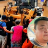 'Người hùng' dùng gầu xúc đất của máy ủi cứu hơn 100 nạn nhân lũ lụt