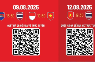VFF thêm phương thức bán vé trận tuyển nữ Việt Nam vs Thái Lan