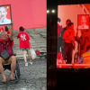 Clip người đàn ông ngồi xe lăn giơ cao ảnh Bác tại Concert Quốc gia gây xúc động