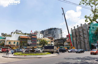 Hiện trạng quảng trường Đông Kinh - Nghĩa Thục sau khi phá dỡ toà 'Hàm cá mập'