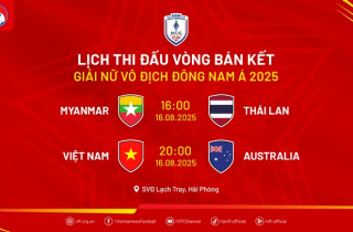 Lịch thi đấu bán kết ASEAN Cup nữ 2025: Tuyển Việt Nam gặp U23 Australia