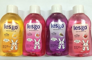 Thu hồi khẩn nước súc miệng trẻ em Lesgo