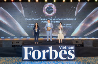 Phú Mỹ - PVFCCo đạt danh hiệu kép năm 2025 do Forbes Việt Nam tổ chức đánh giá