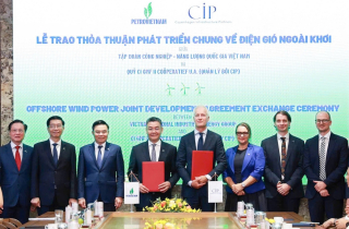 Petrovietnam và CIP trao thỏa thuận phát triển chung về điện gió ngoài khơi