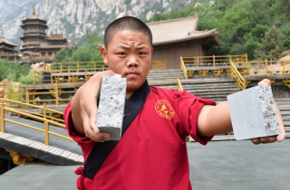 Mê võ Thiếu Lâm, cậu bé luyện Thiết Sa Chưởng, đập vỡ 10 nghìn viên gạch
