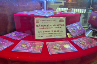 Giá vàng miếng SJC và vàng nhẫn cùng lên cao nhất lịch sử
