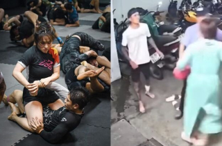 Ủng hộ cô gái MMA ‘hạ’ gã côn đồ xăm trổ để tự vệ