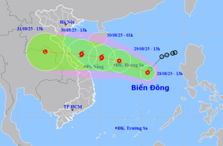 Biển Đông có thể đón bão số 6, miền Bắc và miền Trung mưa lớn từ chiều tối 29/8