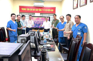 Hơn 1.300 ca khám, chữa bệnh, cấp cứu Lễ kỷ niệm A80