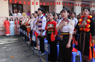 Chùm ảnh: Tưng bừng lễ khai giảng năm học mới 2025-2026 trên cả nước