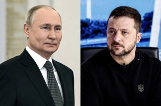 Điện Kremlin: Tổng thống Putin mời ông Zelensky đến Moskva đàm phán