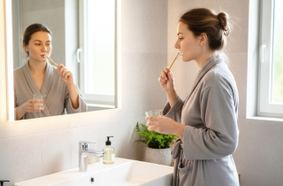 Nên đánh răng trước hay sau khi ăn sáng?