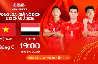 Xem trực tiếp U23 Việt Nam vs U23 Yemen ngày 9/9 mấy giờ, chiếu kênh nào?