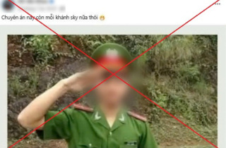 Phạt Facebooker đăng tin sai sự thật kèm ảnh mặc trang phục công an