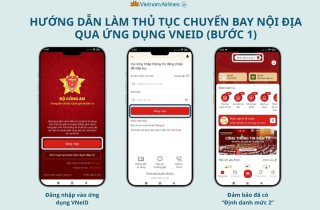 Cách làm thủ tục đi máy bay bằng VNeID, không cần qua quầy
