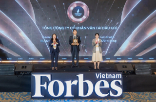 PVTrans được Forbes vinh danh trong “Top 50 công ty niêm yết tốt nhất Việt Nam năm 2025”