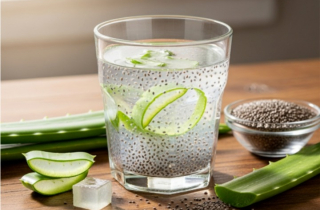 Lợi ích bất ngờ khi uống nước nha đam hạt chia vào buổi sáng