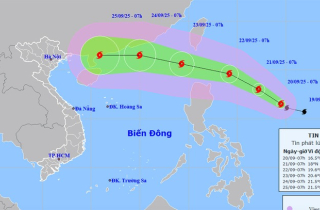 Bão Ragasa rất mạnh, có thể đạt cấp 15-16, giật trên cấp 17 khi đổ bộ Biển Đông