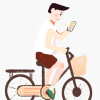 Đi xe đạp dùng điện thoại có bị xử phạt không?