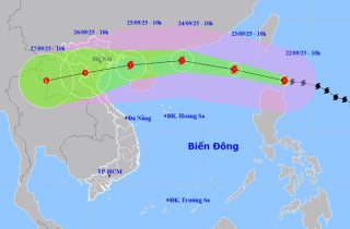 Ragasa duy trì cấp siêu bão trong 48 giờ tới, dự báo vào Quảng Ninh-Hà Tĩnh