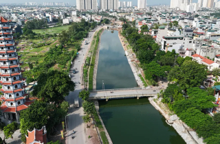 Hà Nội dự kiến chi 4.665 tỷ đồng làm công viên, sân chơi dọc sông Tô Lịch