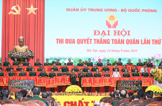 Toàn cảnh Đại hội Thi đua Quyết thắng toàn quân lần thứ XI