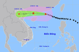Tin siêu bão số 9 Ragasa mới nhất: Giật trên cấp 17, cách Quảng Ninh 650km