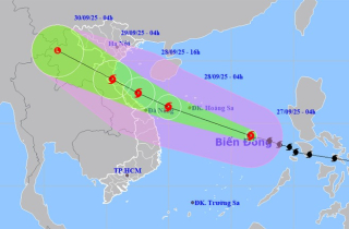 Bão số 10 Bualoi di chuyển rất nhanh, gây mưa to trên 600mm ở Bắc và Trung Bộ