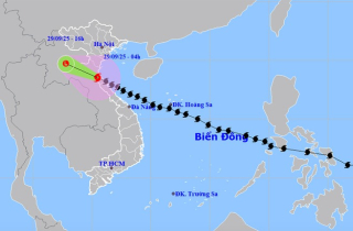 Tin bão Bualoi mới nhất: Giảm 3 cấp sau khi đổ bộ, đất liền mưa to, gió mạnh